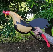 Premium Leather Dummy Training Cock | Gamefowl